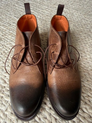Santoni chukka boots size - santoni,
