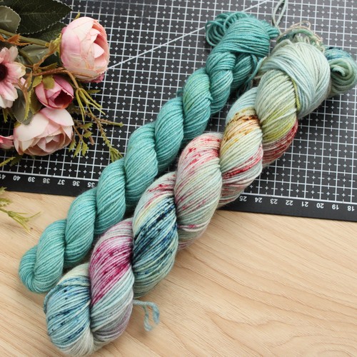 Hand dyed merino wool - dyed,