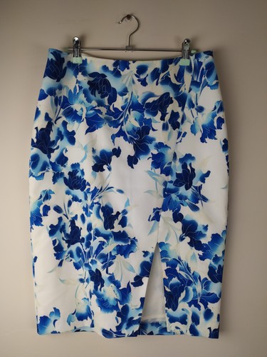 Oasis blue white pencil wiggle - blue,