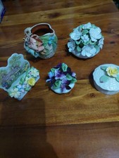 Large Bundle Aynsley bone china flower basket pots Royal Albert Cottage Garden