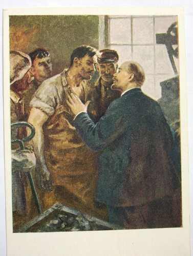 Lenin talking painting 1958