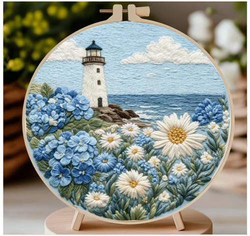 Embroidery hoop kit 20cm - hoop,