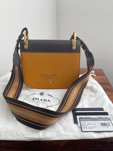 Prada pionniere bag mustard - prada,