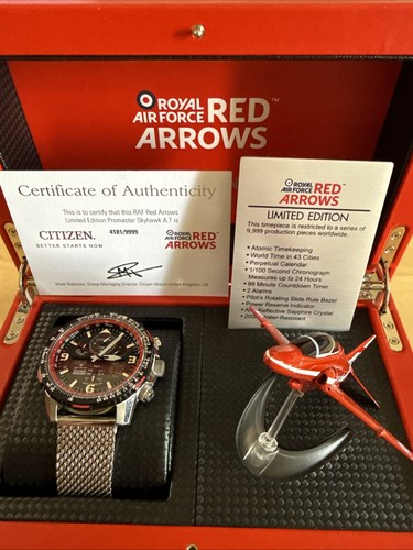 Citizen eco drive raf - citizen, red