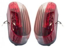 2x Universal LED 12v Red White
