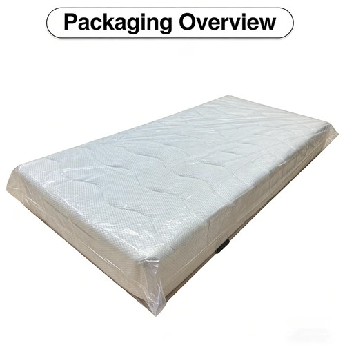 Cot mattress 96x57x7cm natural - 96x57x7cm,