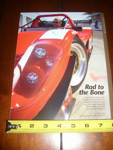 Radical sr8 sports race car - radical,
