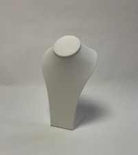 Medium Jewellery Display Upright Bust (Ivory Leatherette) 