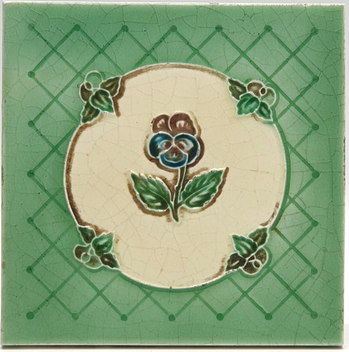 Art nouveau fireplace - art,