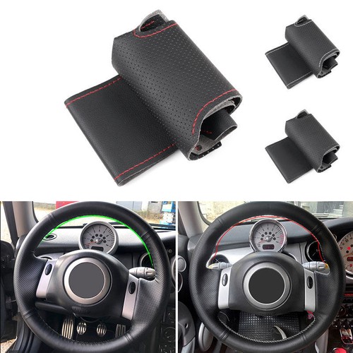 Leather steering wheel trim - leather,