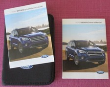 (2018 PRINT) FORD ESCAPE (2016 - 2019) OWNERS MANUAL - HANDBOOK - USER GUIDE.