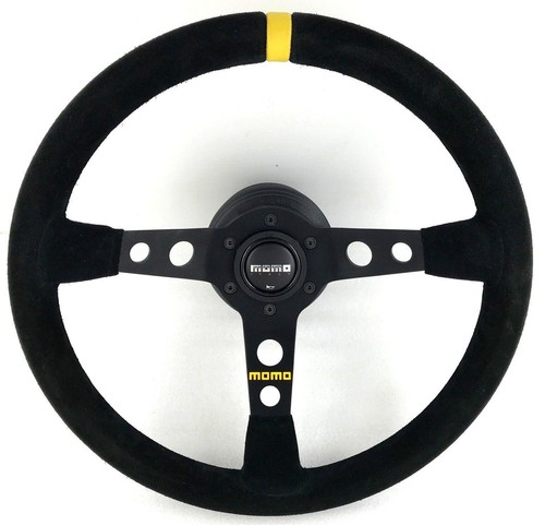 Genuine momo suede - suede, steering