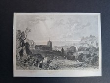 Antique 1833 print - Hastings