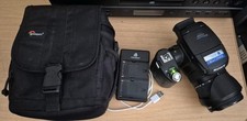 Sony DSC-R1 Digital Camera, Battery, Charger,  Memory Card, Lowepro Bag
