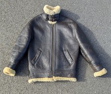 Vintage B-3 Leather Shearling