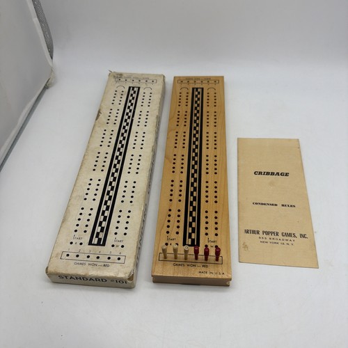 Vtg arthur popper - arthur, cribbage