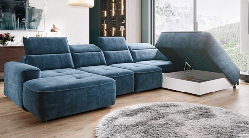 Upholstered living area