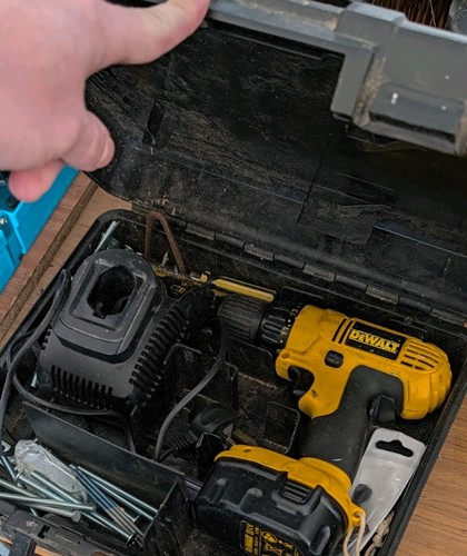 Dewalt drill box - drill,