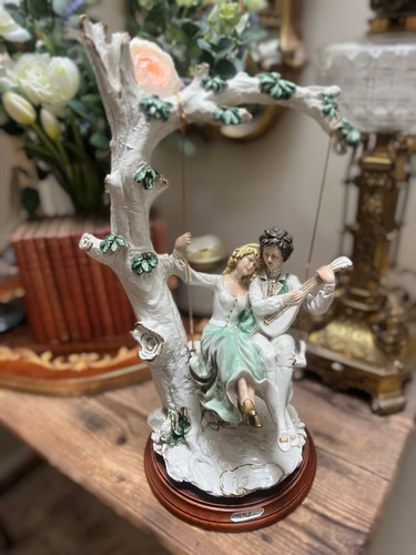 Belcari figurine large glazed - belcari,