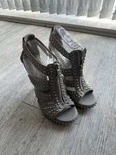 NEW Grey studded Shoes Size 7