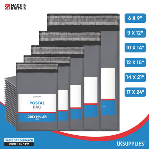Grey mailing bags strong - grey,