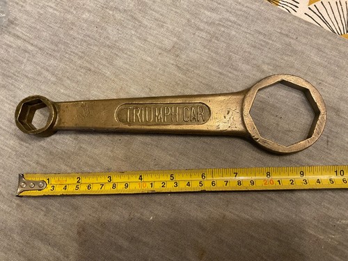 Triumph car vintage bronze hub - car,