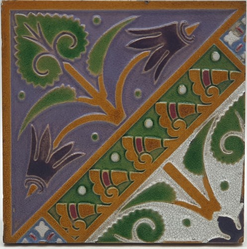 Victorian fireplace tile - victorian,
