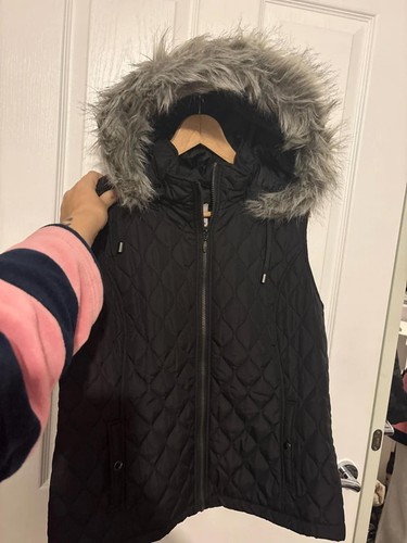 Women black gilet with - black,