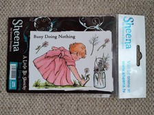Sheena Douglass Unmounted Rubber Stamps - A Little Bit Sketchy - Used