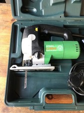 hitachi cj65v2 240 volt jigsaw 570watt with carry case used free p&p