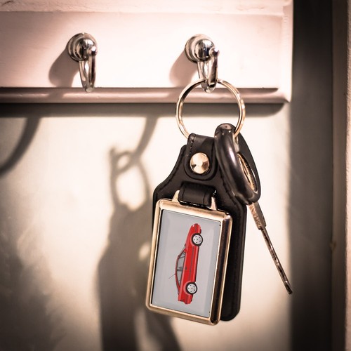 Key ring vauxhall calibra - key,