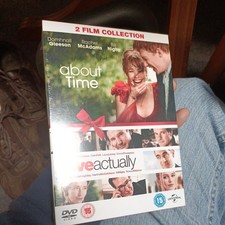 About Time / Love Actually (new and sealed 2 disc DVD set, 2014)