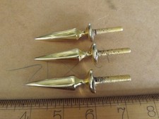 Lot of 3 Reproduction, Helmet Spikes, for the Blue Cloth Helmet