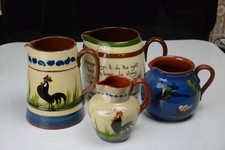 TORQUAY POTTERY :  4 JUGS -