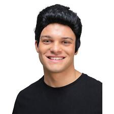 Elvis Wig 1950s Rocker Black