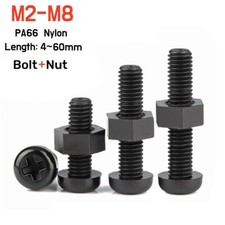 Black Nylon Plastic Round Pan