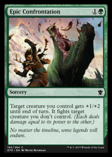 Epic confrontation dragons - epic,