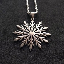 Snowflake Sweater Necklace