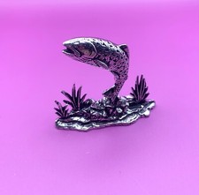 English Fine Art Trout Pewter Miniature Figurine Gift Bag Christmas Fishing M27