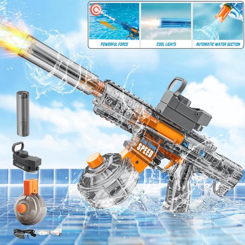 Electric water gun toy - water,