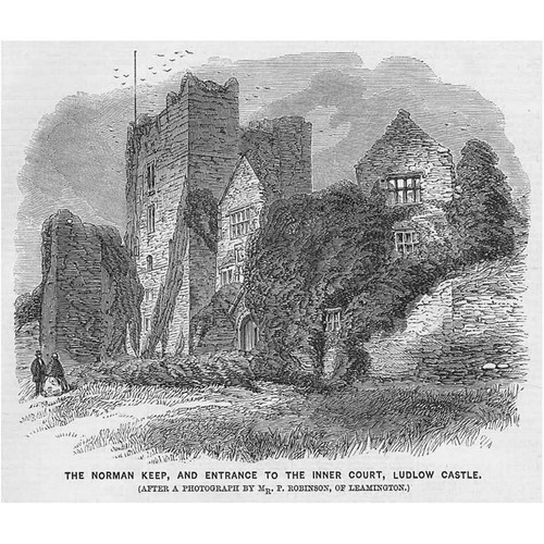 Ludlow castle the norman keep - the,