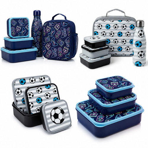 Kids lunch box set school - lunch,