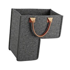 Stair Basket with Handles Foldable Storage Basket for Home