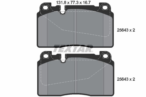 Brake pads set front - brake,