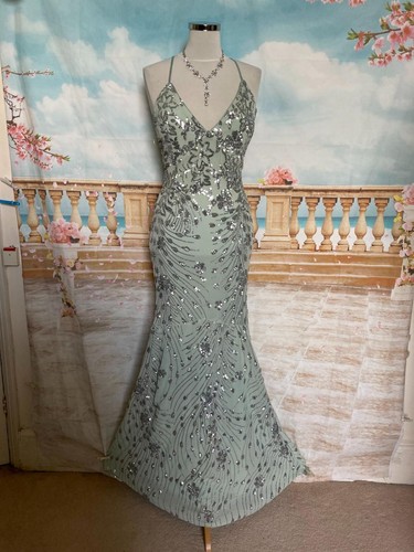 Sequin evening maxi dress - evening,