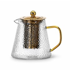 Gold Hammered Borosilicate