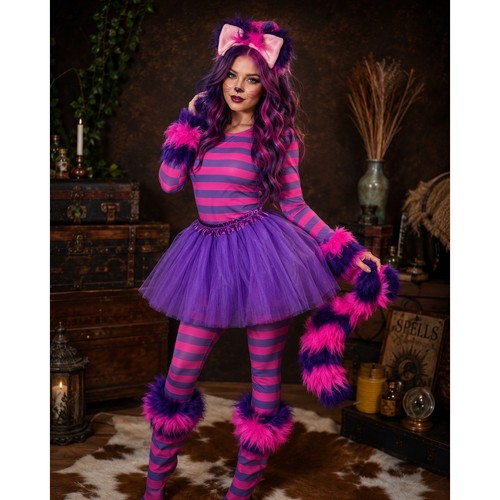 Cheshire cat costume complete - cheshire,