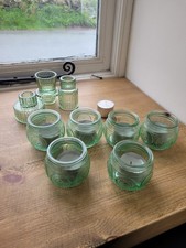 Small Vases And X6 Tea Light
