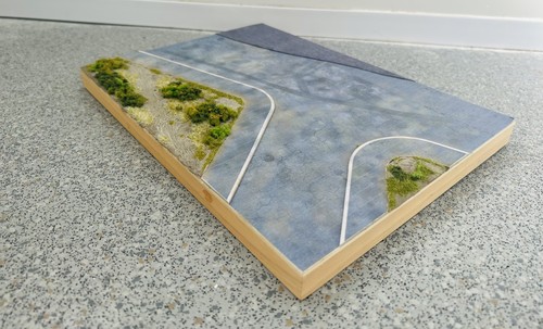 Gauge mdf diorama - mdf, base