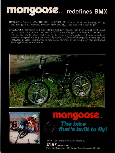 1980 mongoose bmx bike - 1980,